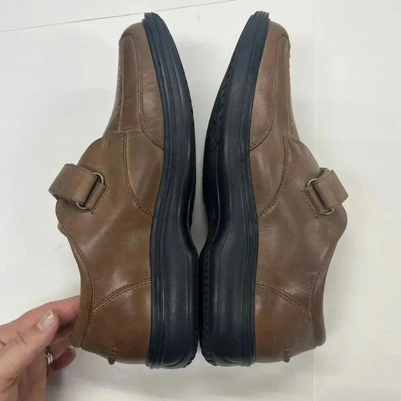 Dr. Comfort Frank Mens Diabetic Orthopedic Shoes Size 9.5 WIDE Hook & Loop Brown main image 8